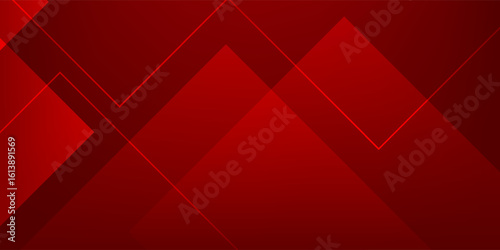 Modern and dynamic red abstract pattern with intersecting elements, great for promotional graphics or presentations.