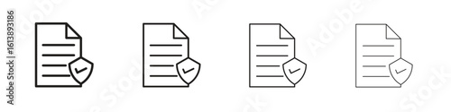 License icon vector illustration, line design icon. Editable strokes.