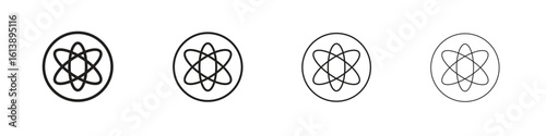 Fusion icon vector illustration, line design icon. Editable strokes.