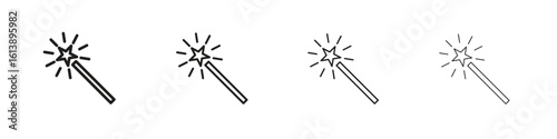 Enhance icon vector illustration, line design icon. Editable strokes.