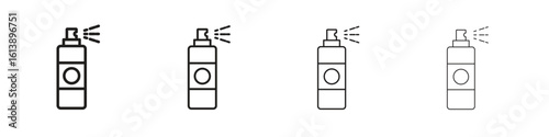 deodorant icon vector illustration, line design icon. Editable strokes.