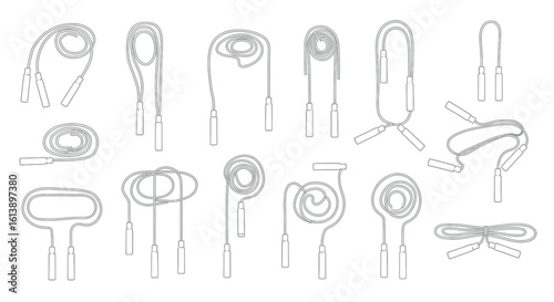 Collection of Jumping Rope Designs in Various Configurations