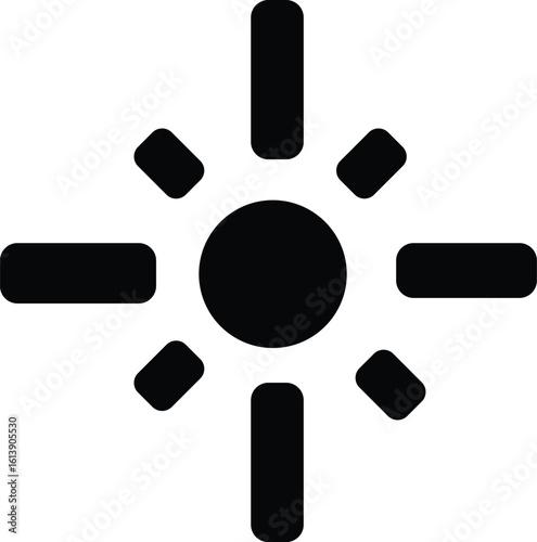 black and white vector buttons