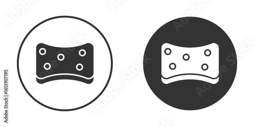 Bath sponge icon. sign designs. solid pictogram