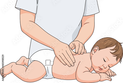 Baby massage tutorial infant wellness gentle touch therapy