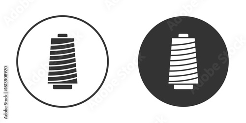 Thread icon. sign designs. solid pictogram
