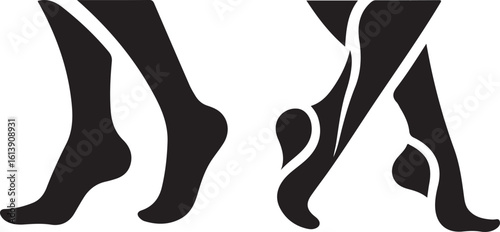 Woman Legs in Attractive Pose