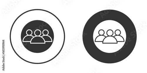 people icon. sign designs. solid pictogram