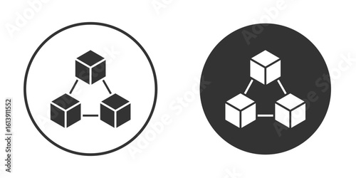 Modules icon. sign designs. solid pictogram