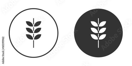 Malt icon. sign designs. solid pictogram