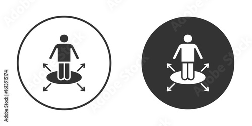 Decision making icon. sign designs. solid pictogram