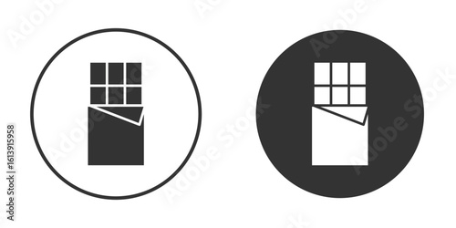 Chocolate icon. sign designs. solid pictogram