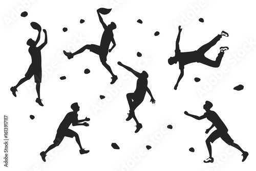 Silhouettes of athletes playing baseball in dynamic action poses