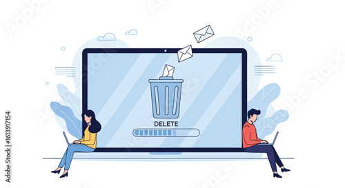 Digital data management and information cleanup for effective communication and organization