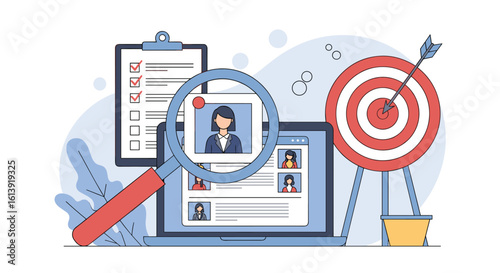 Professional resume review and candidate selection process for talent acquisition and hiring success