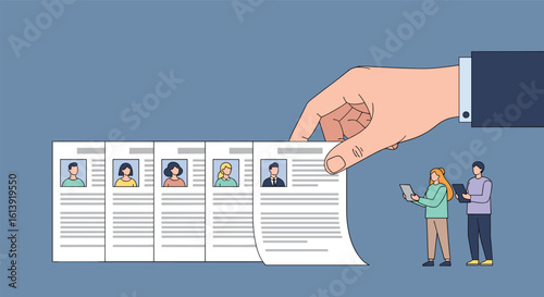 Selecting the best candidates from a stack of resumes for optimal employment opportunities