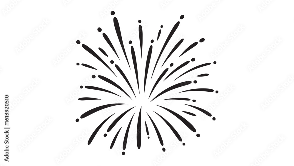 Obraz premium Elegant Water Lily Flower Line Art Vector Illustration for Botanical Designs and Decoration