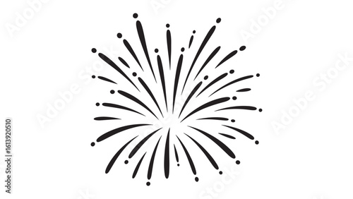 Elegant Water Lily Flower Line Art Vector Illustration for Botanical Designs and Decoration