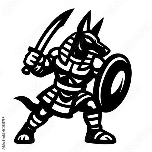 Anubis Guerrero (Egipto) Vector