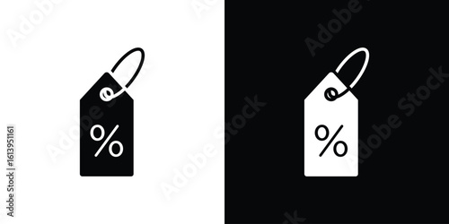 Tags icon symbol. simple flat symbol on blank background.