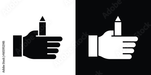 Self expression icon symbol. simple flat symbol on blank background.