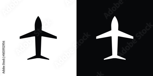 Paper plane icon symbol. simple flat symbol on blank background.