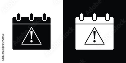 Calendar exclamation icon