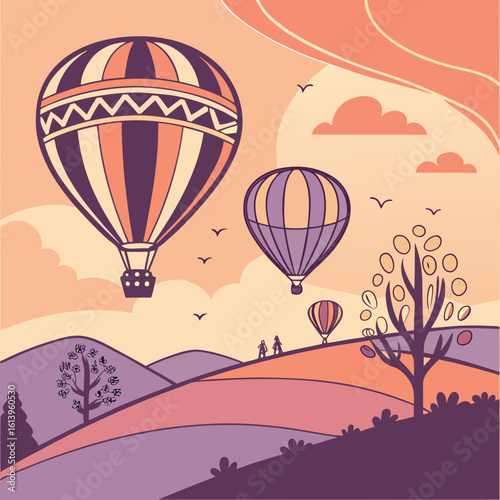 hot air balloon in sky