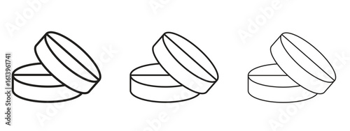 Medicine icon symbol. Linear style sign for mobile concept