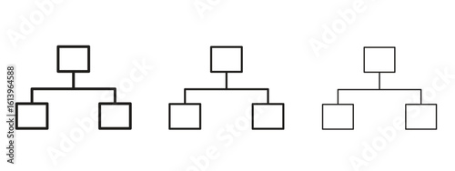 Chart tree icon
