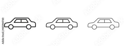 Car side view icon