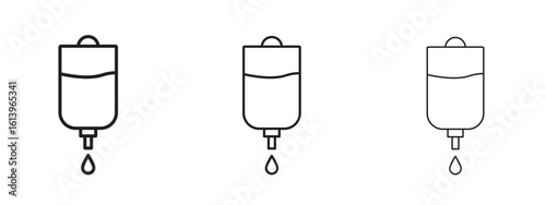 Blood transfusion icon