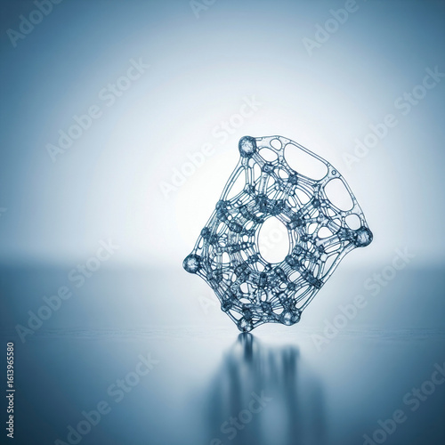 Abstract Geometric Structure Made of Interconnected Bubbles