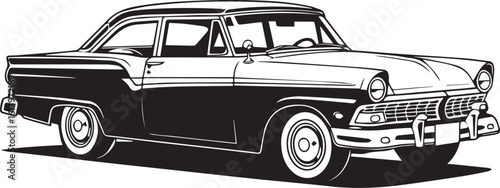 vintage muscle car vector illustration ai eps jpeg png retro hotrod design classic automotive artwork premium quality