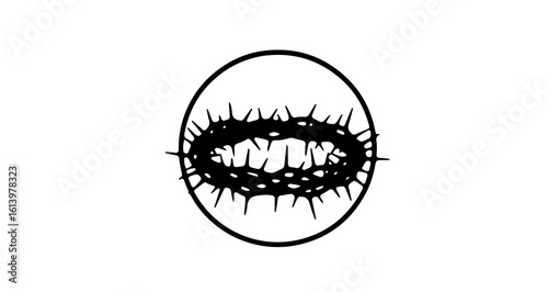 Crown of thorns jesus christ easter religious symbol christianity good friday crucifixion faith suffering 100