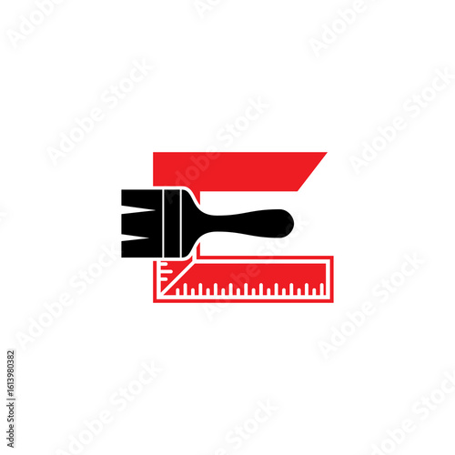 Initial E, Construction, Renovation Logo Design 001