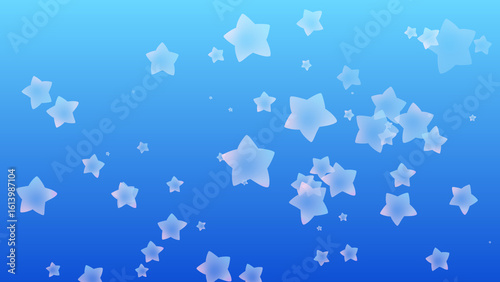 星形の泡の背景_16:9/4Kサイズ