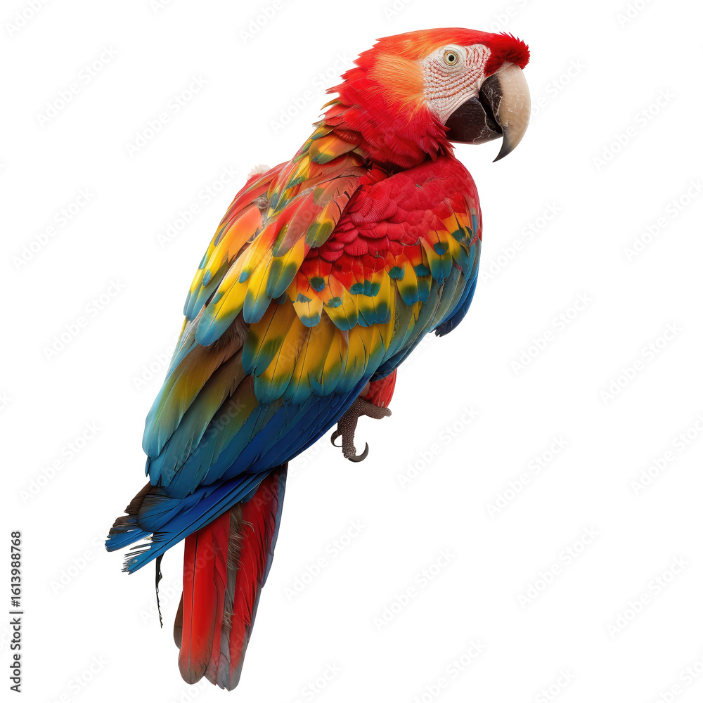 Obraz premium Vibrant macaw profile (2)