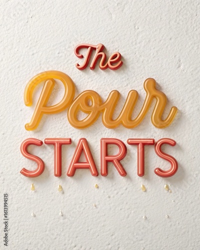 Liquid Typography Phrases for Bold Minimal Designs