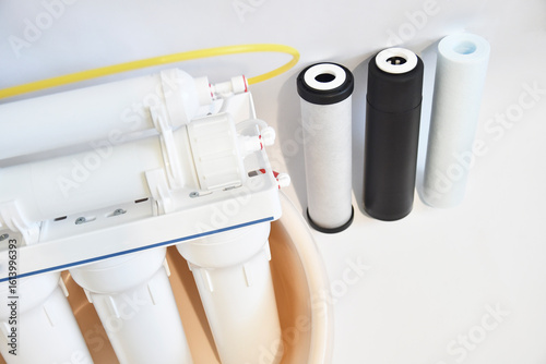 Osmosis water purification system filter replacement