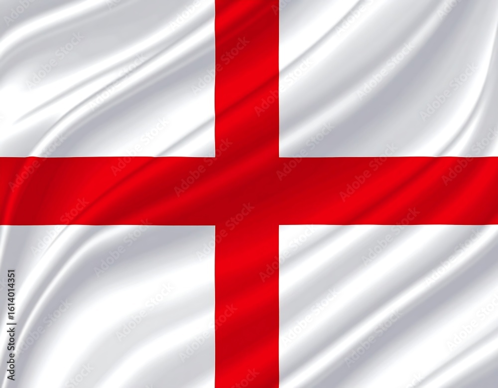Flag with flowing fabric design Flag with flowing fabric design