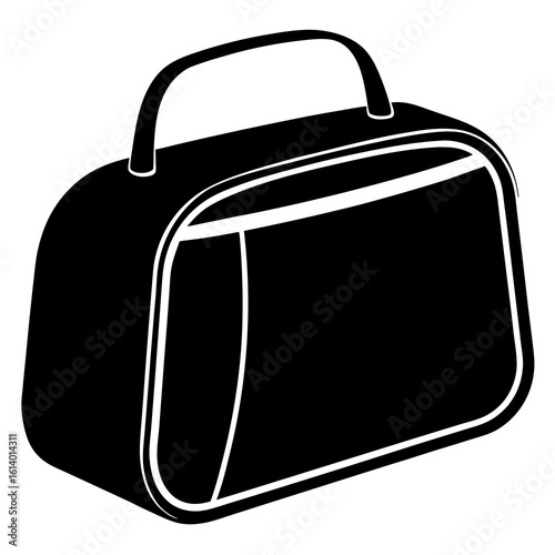Transparent Toiletry Bag Vector
