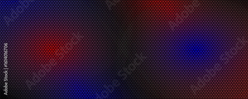 The red and blue gradient abstract background decorated with mesh graphics can be used to design media related to elections, debates and competitions.