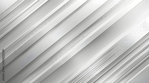 Abstract Metal Stripes Grey White Background