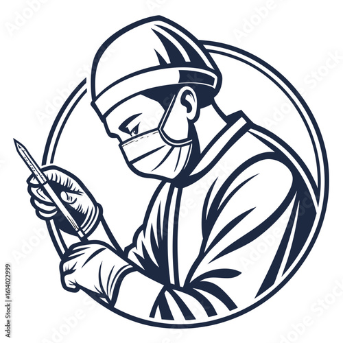 vector illustration of a warrior