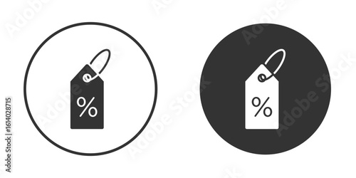 Tags icon illustration. Pixel vector graphics - Vector.