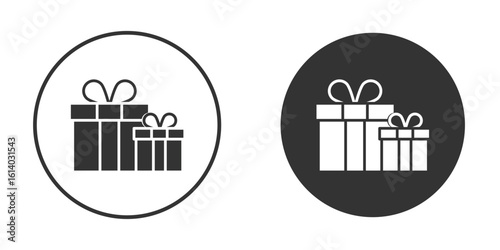 Gifts icon illustration. Pixel vector graphics - Vector.