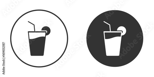 Drink icon illustration. Pixel vector graphics - Vector.