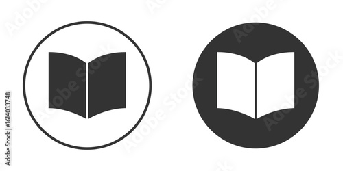 Book icon illustration. Pixel vector graphics - Vector.