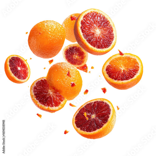 Fresh orange slices